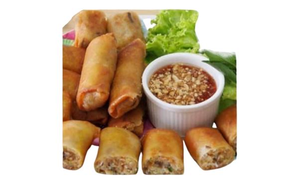 1. Spring Rolls 4 stk.